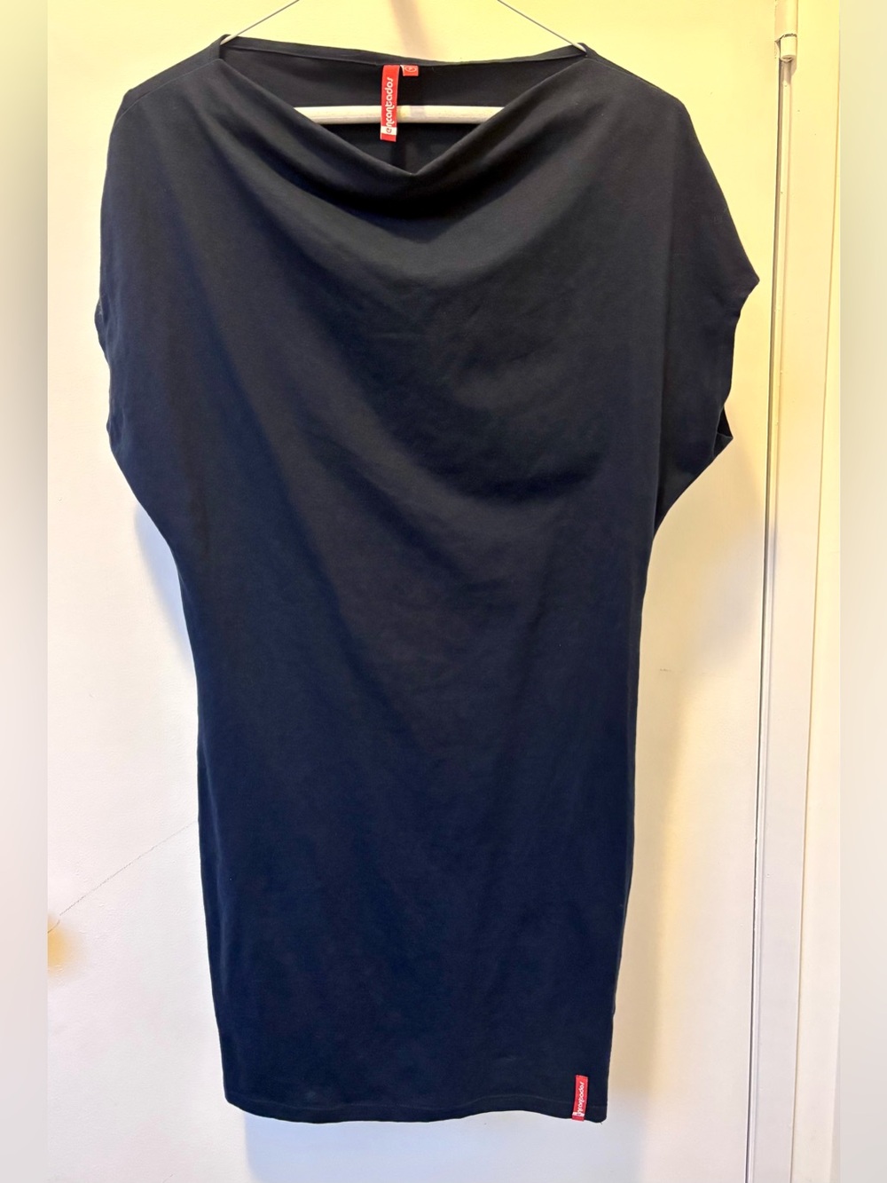 Navy Tunic, Dress or Long Top. Made in Quebec/Canada. Size Small.
